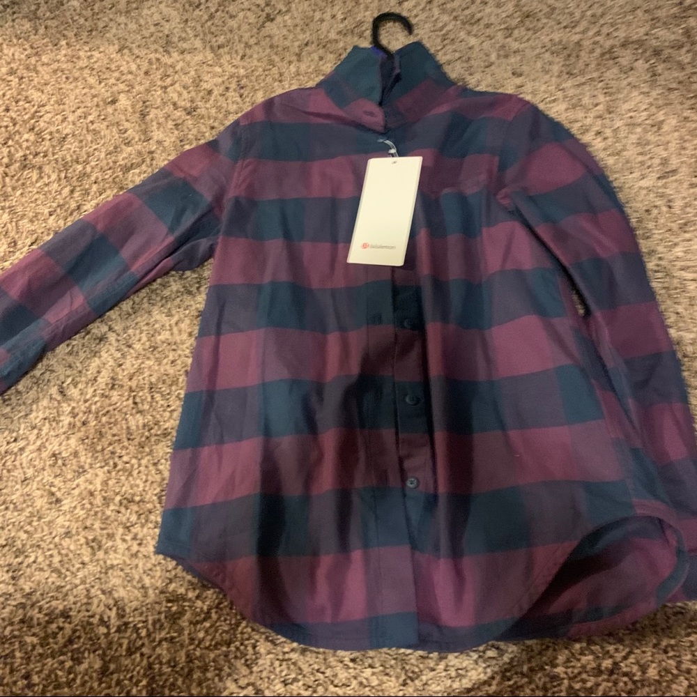 NWT lulu lemon flannel
